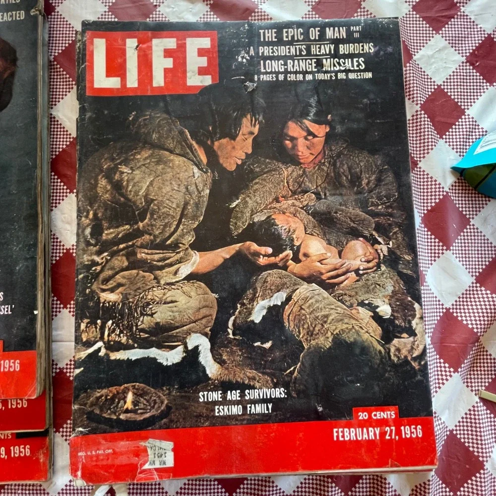 Vintage LIFE Magazine Lot 6 Issues January February 1956 Anita Ekberg Truman